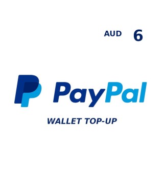 PayPal Wallet AUD 6 Top Up Key GLOBAL